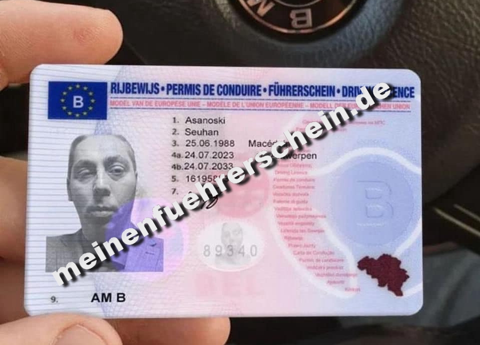 Belgischen Führerschein beantragen