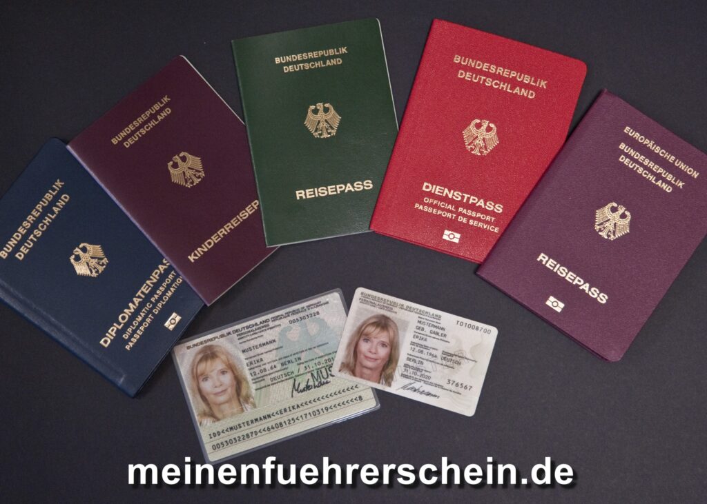 Personalausweis, Aufenthaltserlaubnis, Reisepass