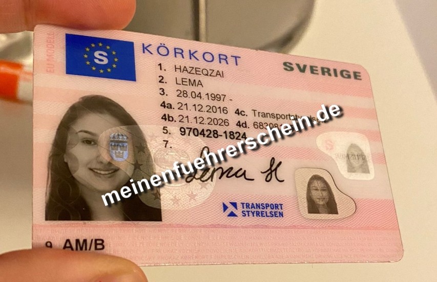 BE Führerschein Schwedischen